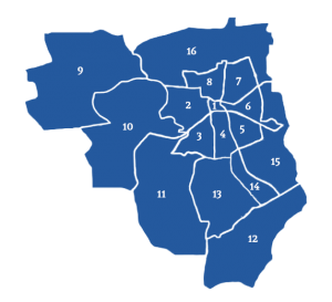 Makelaars vergelijken in verschillende wijken in Apeldoorn (kaart)